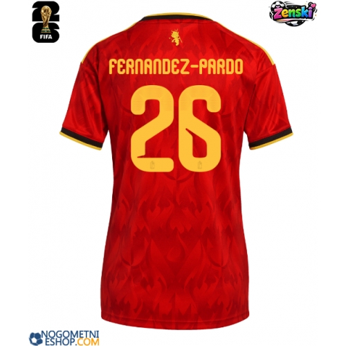 Ženski Nogometni dresi Belgija Matias Fernandez-Pardo #26 Domači SP 2026 Kratek Rokav